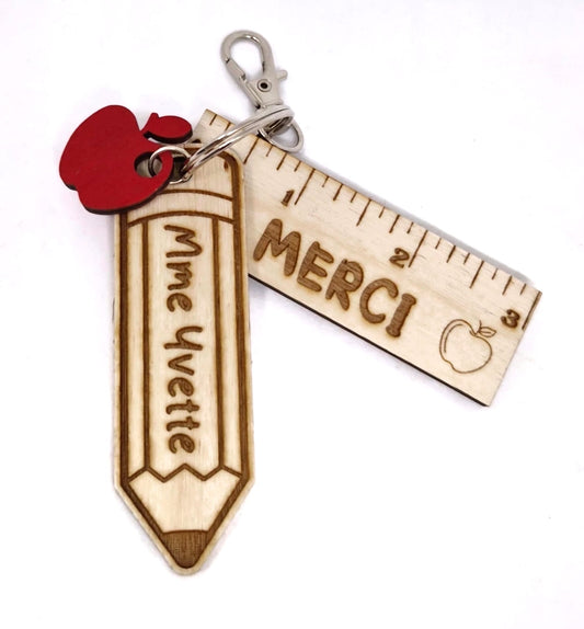 Porte clés "Merci"