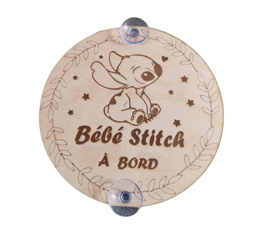 Plaque voiture "bébé à bord"