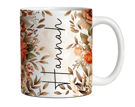 Mug fleuri